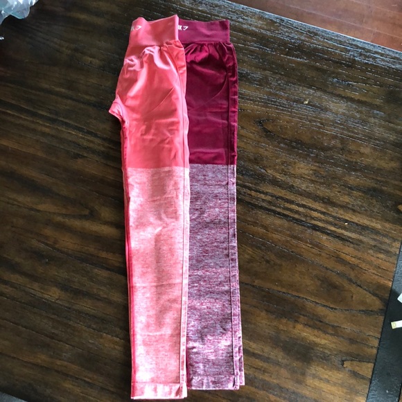 BUNDLE Gymshark seamless two tone leggings - Picture 3 of 7